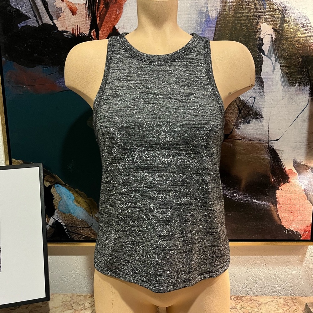 Gap silver and black Sleeveless Women's Top tank top New with Tags NWT Medium M